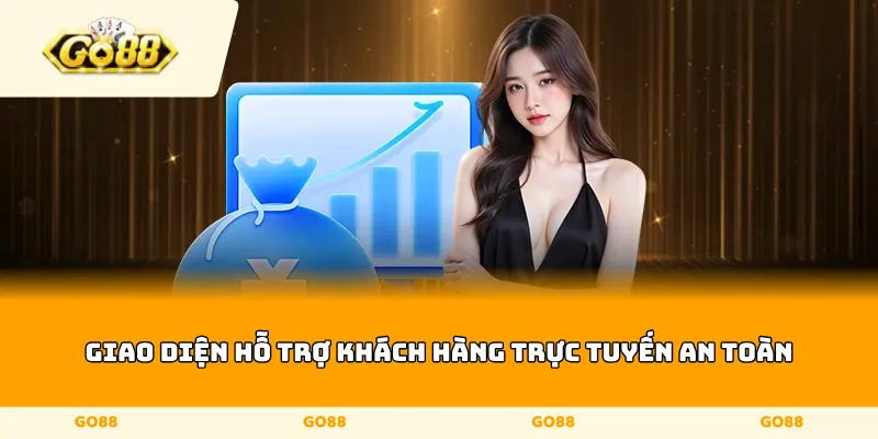 Giao diện hỗ trợ khách hàng trực tuyến an toàn