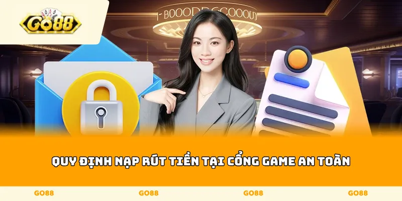 quy định nạp rút tiền tại cổng game an toàn